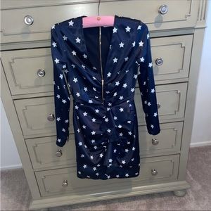 Cute long sleeves self portrait dress